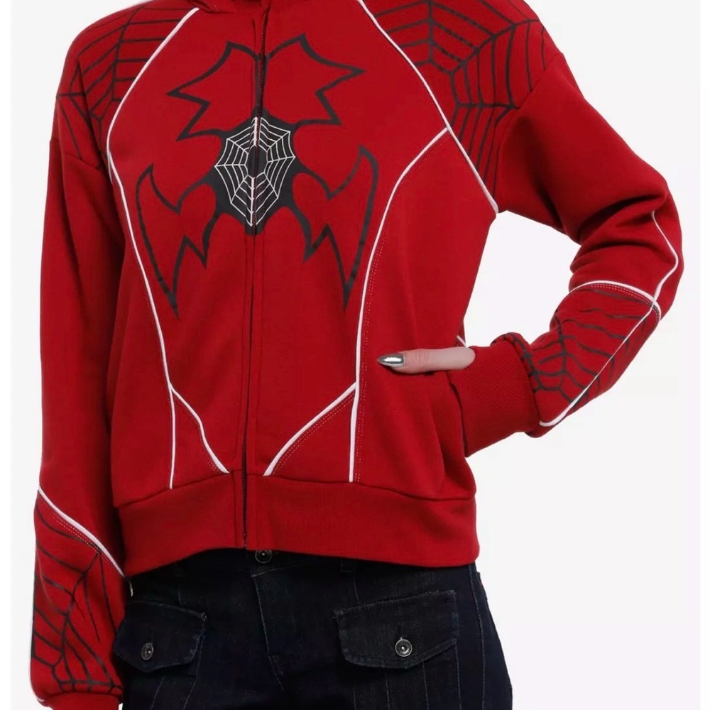 BNWt Her Universe Marvel Madame Web Cassie Webb Woman’s Hoodie